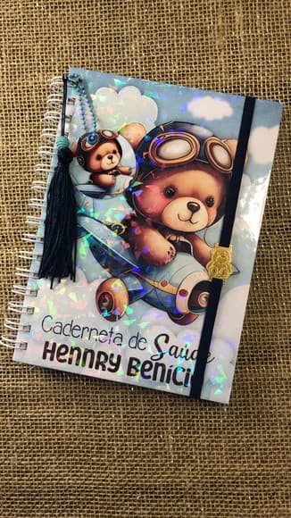 Caderneta de Saúde / Vacinação Personalizada - Ursinho