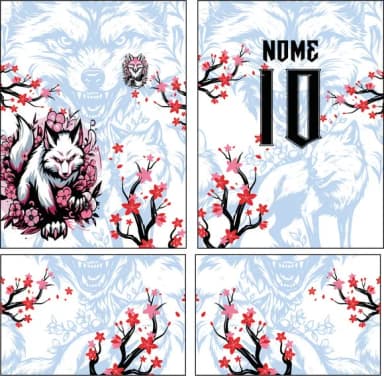 Arte Vetor Camisa Interclasse Raposa Mod-859