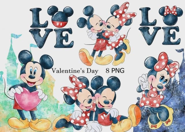 KIT DIGITAL MICKEY E MINNIE 15