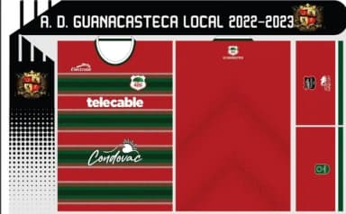 Vetor Camisa A. D. Guanacasteca Local 2022-2023