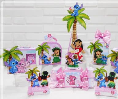 Kit 60 Lembrancinhas Stitch