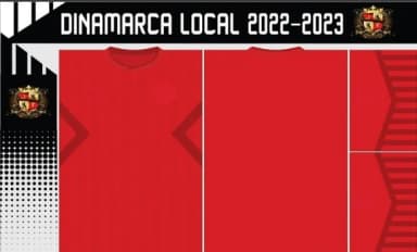 Vetores Camisa Dinamarca Local 2022-2023