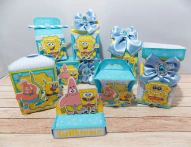 Kit 30 Lembrancinhas - Bob Esponja