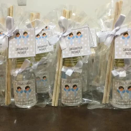 Lembrancinha 1 Comunhão Aromatizador 2 Anjinhos