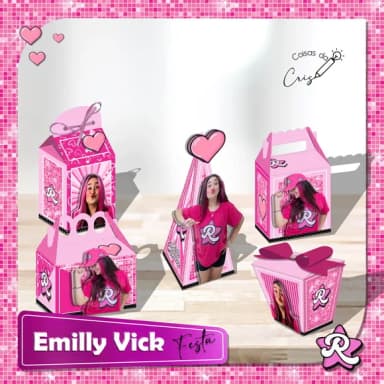 Kit 30 Lembrancinhas Emilly Vick