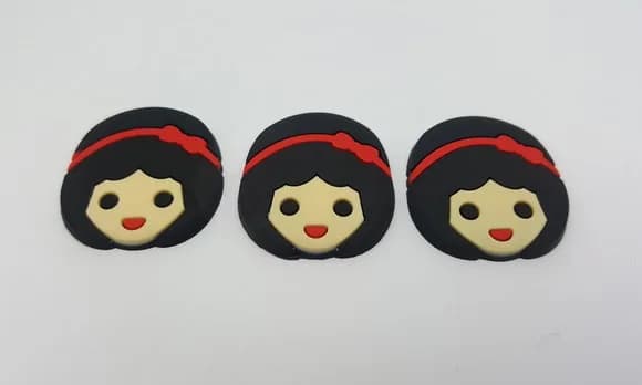 Aplique da Branca de Neve Emborrachado de 2,6cm