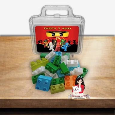 Maleta com Blocos de Montar Ninjago