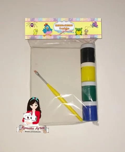 Kit Pintura Personalizado Galinha Pintadinha Candy Color