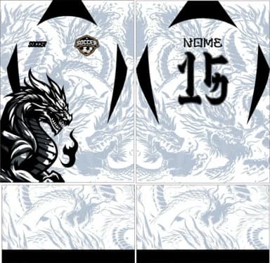 Arte Vetor Camisa Interclasse Dragão Mod-194