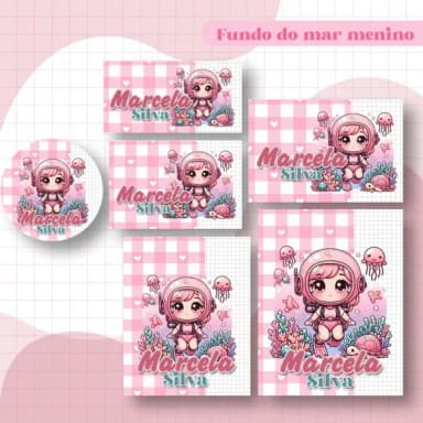 60 Etiquetas Escolares Personalizadas Prova D