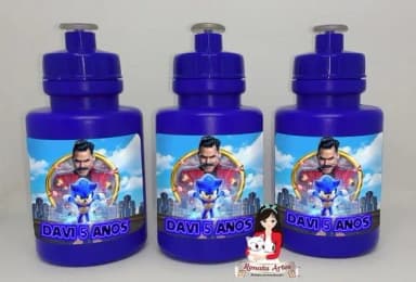 Squeeze Personalizado Sonic Filme 2020