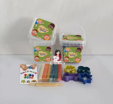 Kit Massinha no Baldinho Personalizado Dia das Crianças