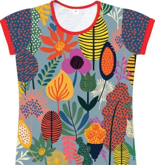 Camiseta Infantil Feminina Jardim