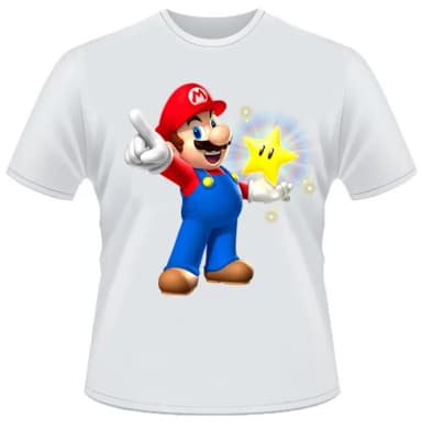 Camiseta Super Mario