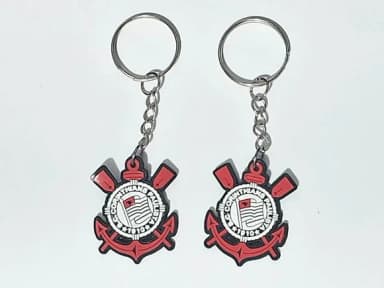 Chaveiros Time 3,5cm Emborrachados Pacotes 6 Unidades
