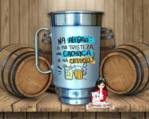 Caneca de Chopp Personalizada Casamento 3 500 ml
