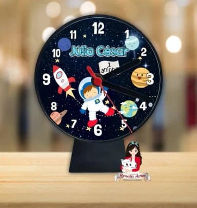 Relógio de Mesa Astronauta