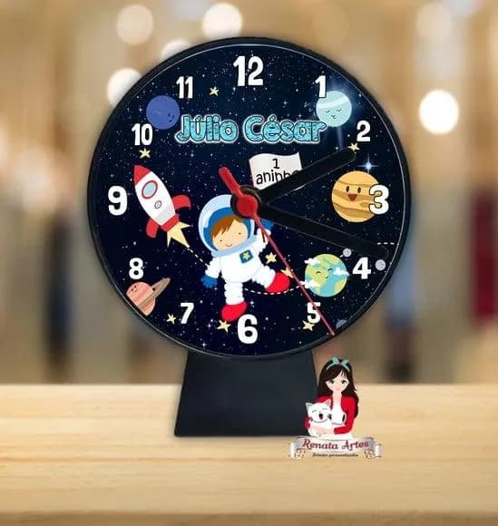 Relógio de Mesa Astronauta