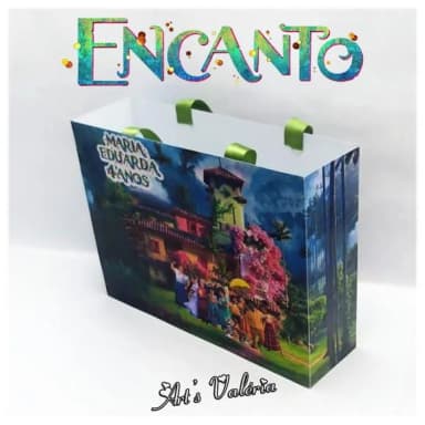 Sacolinha Grande Encanto - 20cm x 15cm x 5,5cm