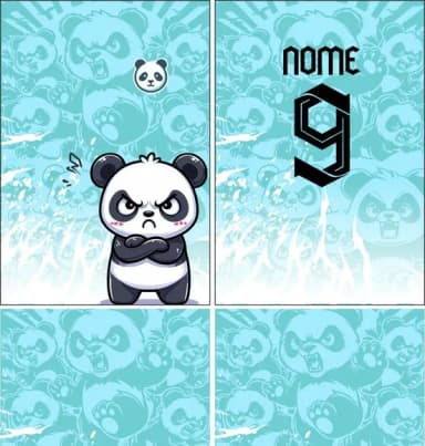 Arte Vetor Camisa Interclasse Panda Mod-482
