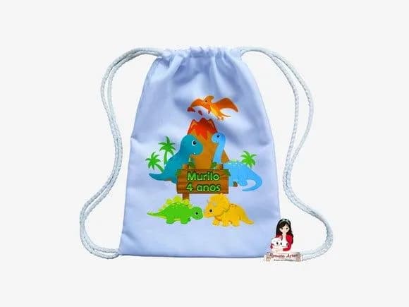 Mochila G Dinossauro Cute