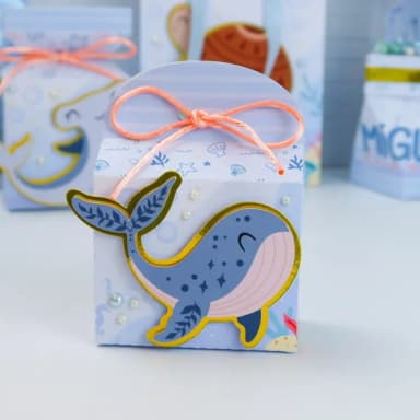 Kit 60 Lembrancinhas Fundo do Mar