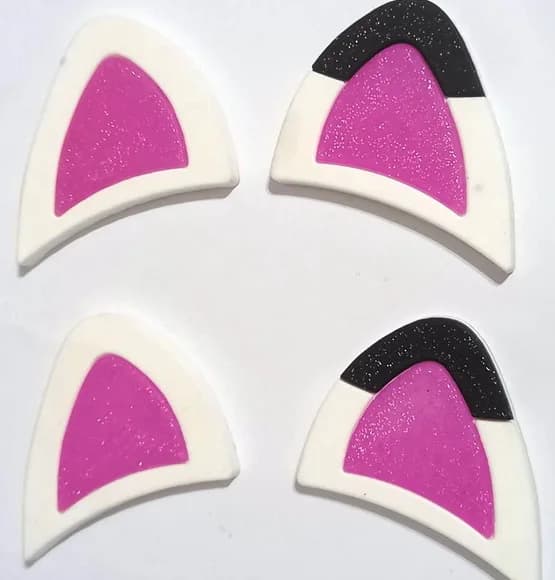 Orelhas Gabbi para Tiara Emborrachados - 2 Pares