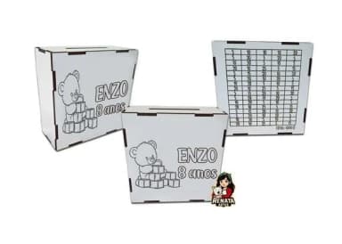 Cofrinho Personalizado Brinquedos Vintage Lembrancinha