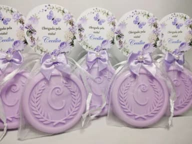 Lembrancinha Maternidade, Sabonete Letra Personalizada