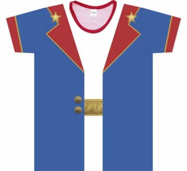 Camiseta Infantil Fantasia Pequeno Príncipe das Estrelas com Casaco Azul