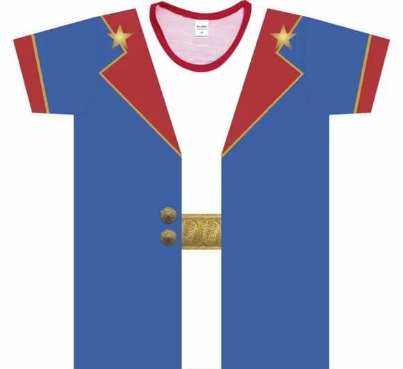 Camiseta Infantil Fantasia Pequeno Príncipe das Estrelas com Casaco Azul