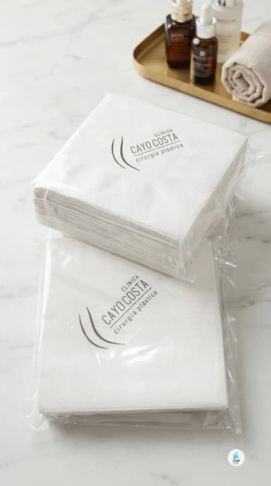 Guardanapo de Papel Coquetel Personalizado com sua Arte