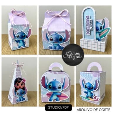 Kit 30 Lembrancinhas Stitch