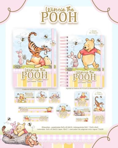Caderno + Etiquetas + Tag Personalizada + Lápis
