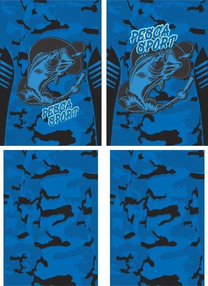 Arte Vetor Camisa Pesca-mod-0176