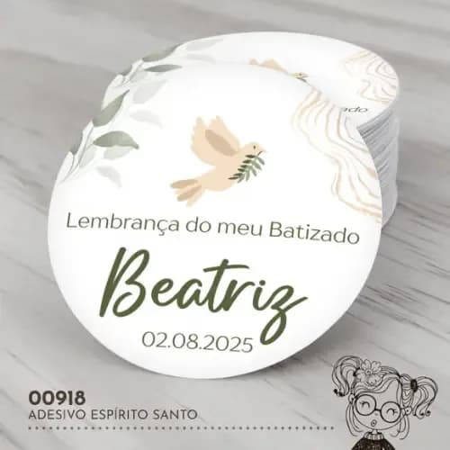 Adesivo Redondo Espírito Santo - 00918