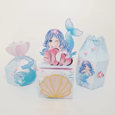 Kit 60 Lembrancinhas Sereia