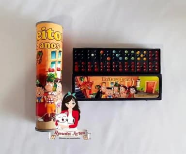 Dominó + pega varetas personalizado do Chaves