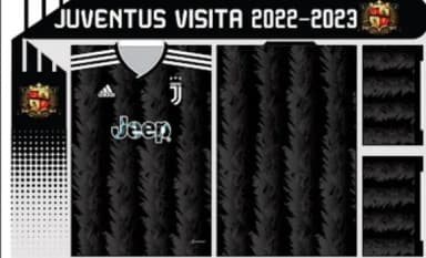 Vetor Da Camisa Da Juventus 2022/2023