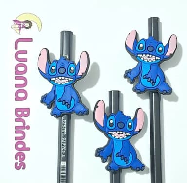 Lápis C/ponteira Stitch Emborrachado Pacotes com 6 Unidades