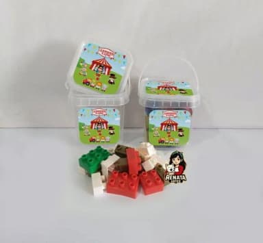 Monta Monta no Baldinho Personalizado Circo