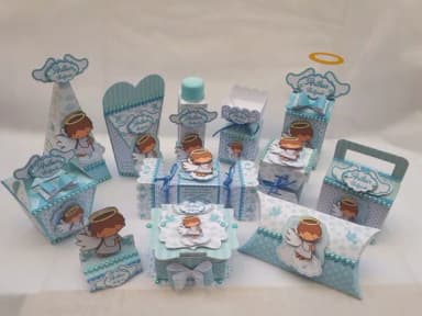 Kit 30 Lembrancinhas Batizado