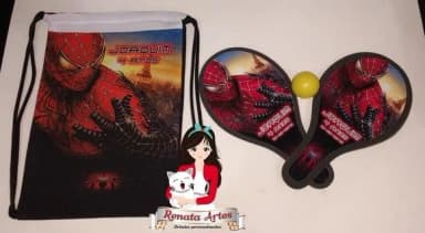 Mochila Ping Pong Tema Homem Aranha 2