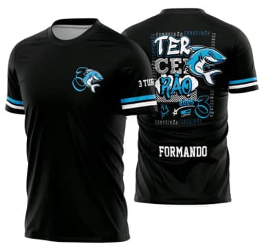 Arte Vetor Camisa Terceirão Tubarão Mod-318