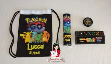 Kit Jogos na Mochila Pokémon Go