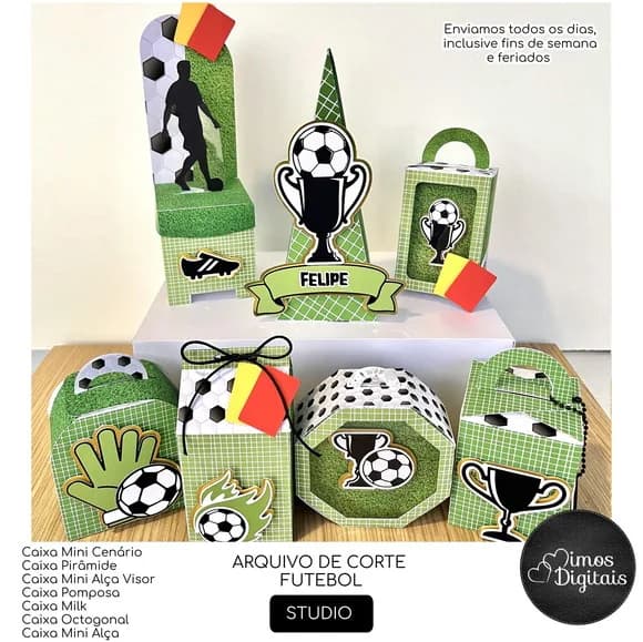 Kit 30 Lembrancinhas Futebol