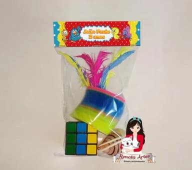 Kit Brinquedos Retrô Tema Galinha Pintadinha