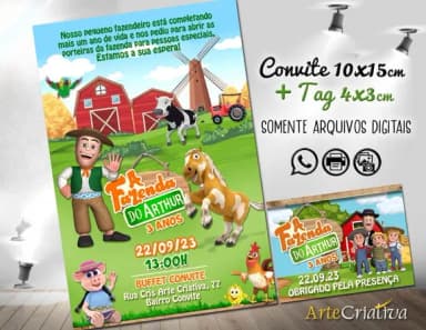 Convite Digital C/tag Fazenda Zenon 2