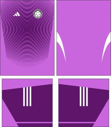Arte Vetor Camisa Colombia Goleiro 2025