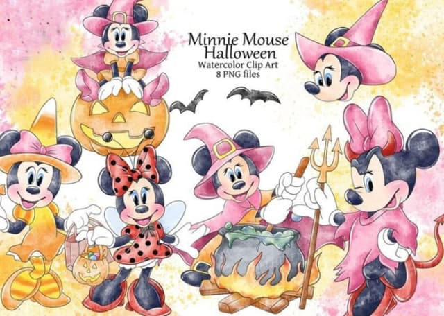 KIT DIGITAL MINNIE HALLOWEEN 01